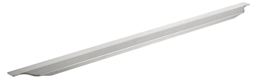 SOTECH Griffleiste KONTUR Schrankgriff – Grifflänge 196 mm, Edelstahloptik gebürstet, Harpunensteg