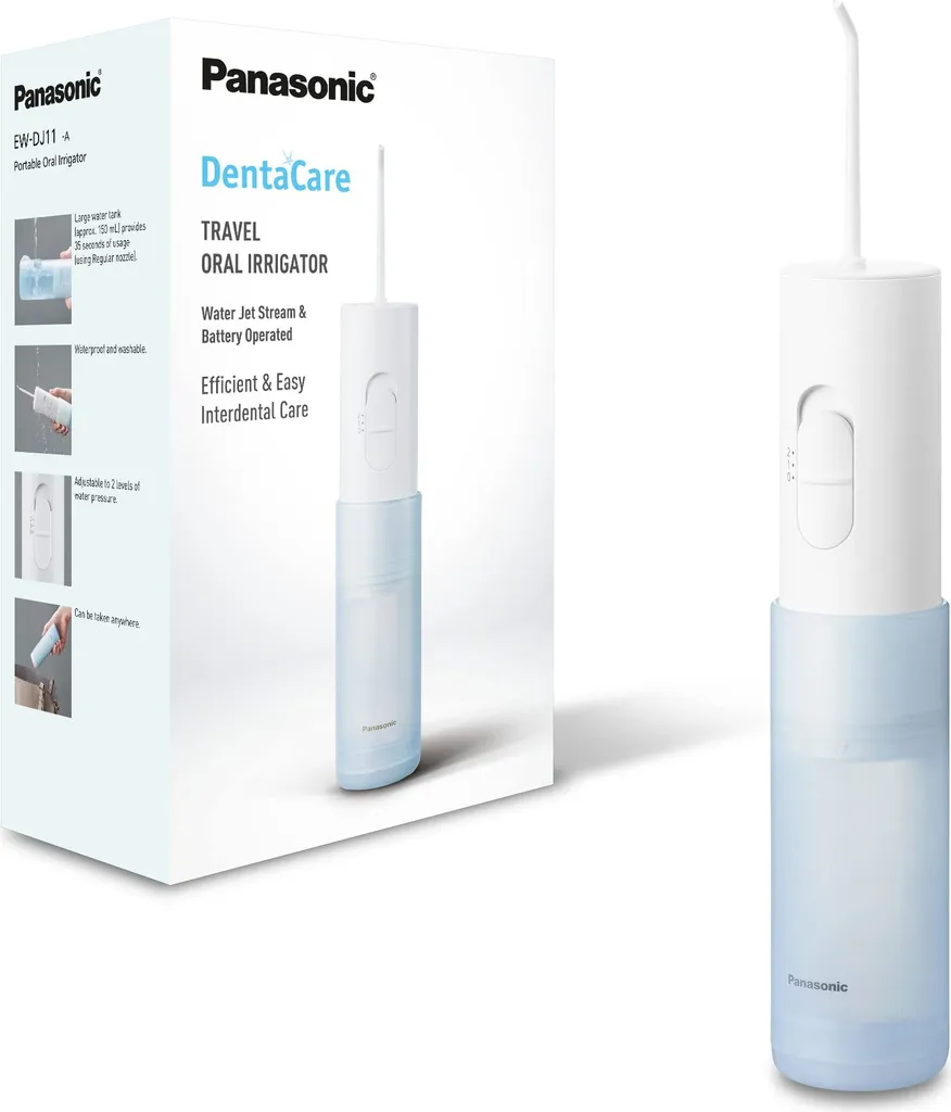 Jet Dentaire de Voyage Panasonic EW-DJ11 Water Flosser Santé des Gencives