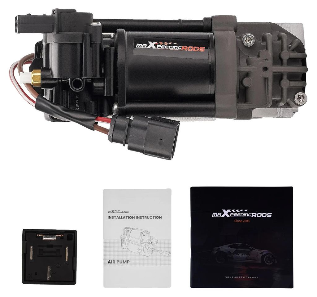 Luftfederungskompressor-Pumpe, Hochwertige Aluminiumlegierung, 30 x 15 x 15 cm, Kompatibel mit universellem Fahrzeugmodell 4GH 4GJ (2012-2016), Kon...