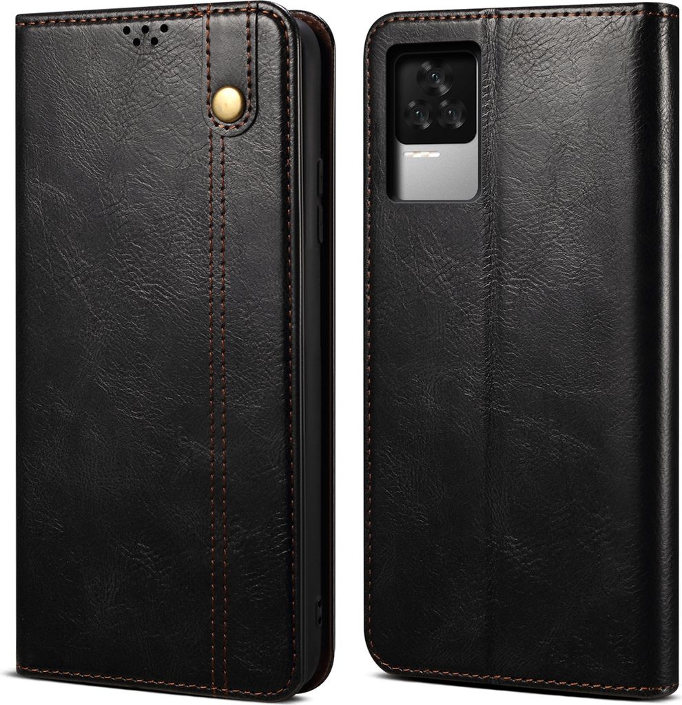Redmi K50 Pro Hülle, Leder Flip Brieftasche Schutzhülle mit Produktbild 