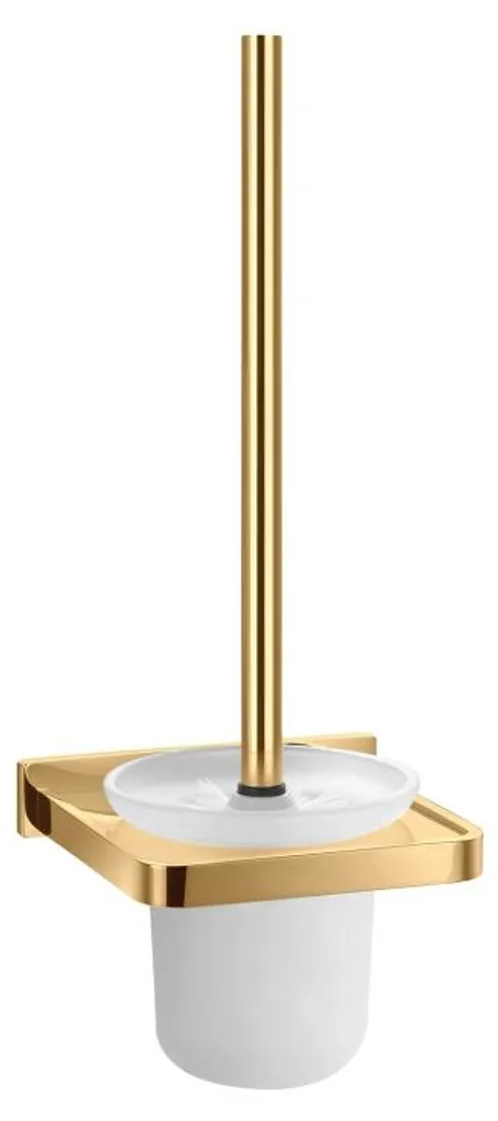 Brosse de WC dorée Omnires Darling DA70620GL décor salle de bain or