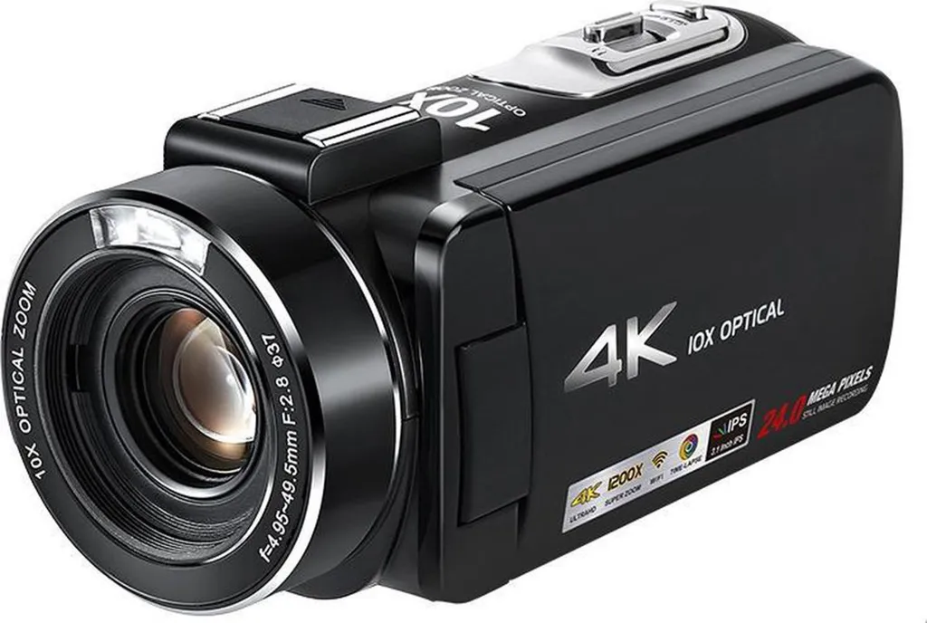 Caméscope de Vlog 4K Lipa AD-C7 Idéal pour Streaming et Vidéos Youtube - 2