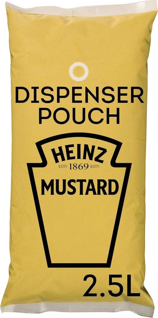 Heinz Senf mittelscharf 3 x 2,5 l Produktbild 