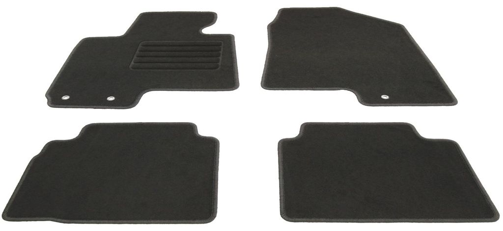 Fußmatten Set für Hyundai ix35, Bj. 3/2010-6/2015, schwarz