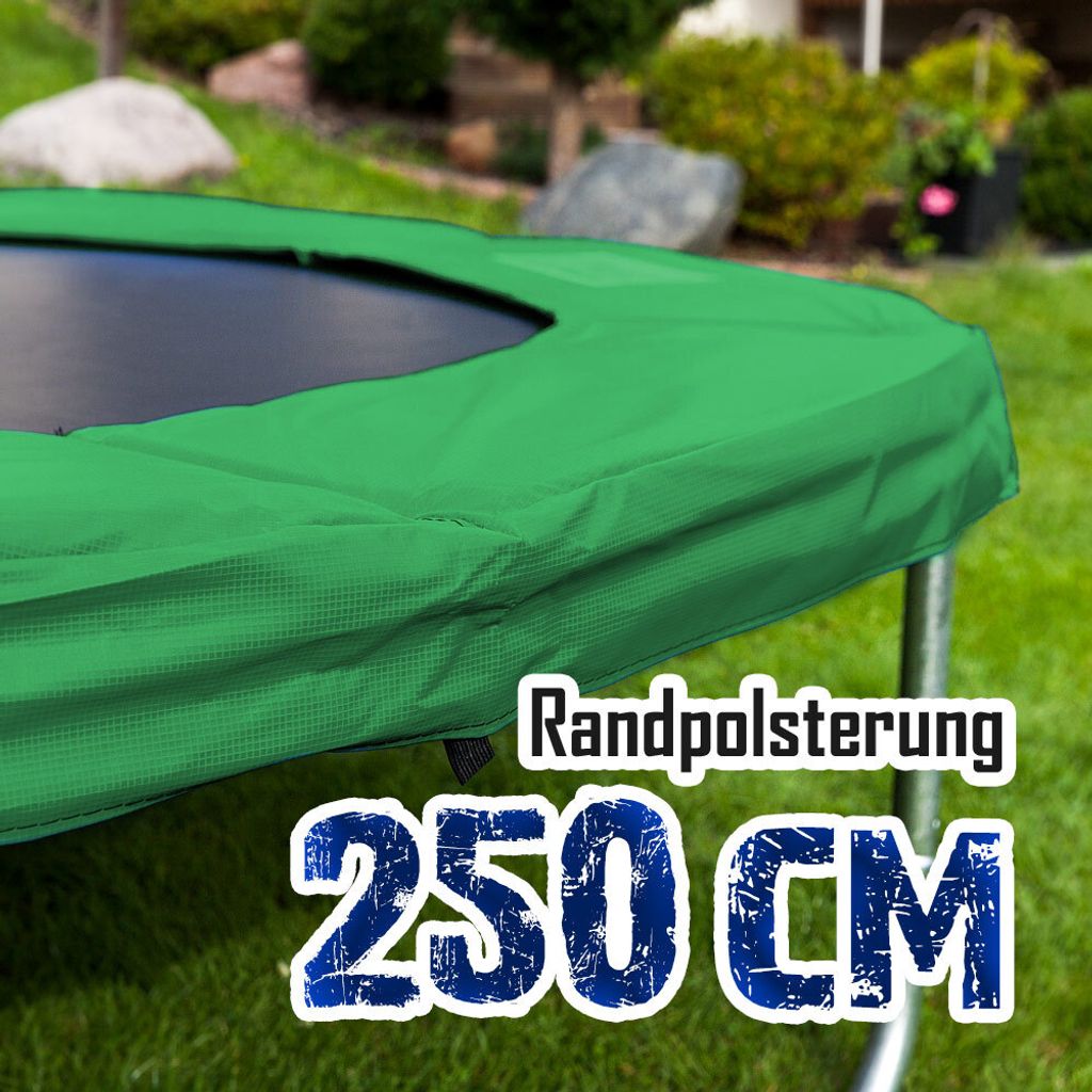 Trampolin-King Randabdeckung für 250cm Trampolin Dunkelgrün MS-16498