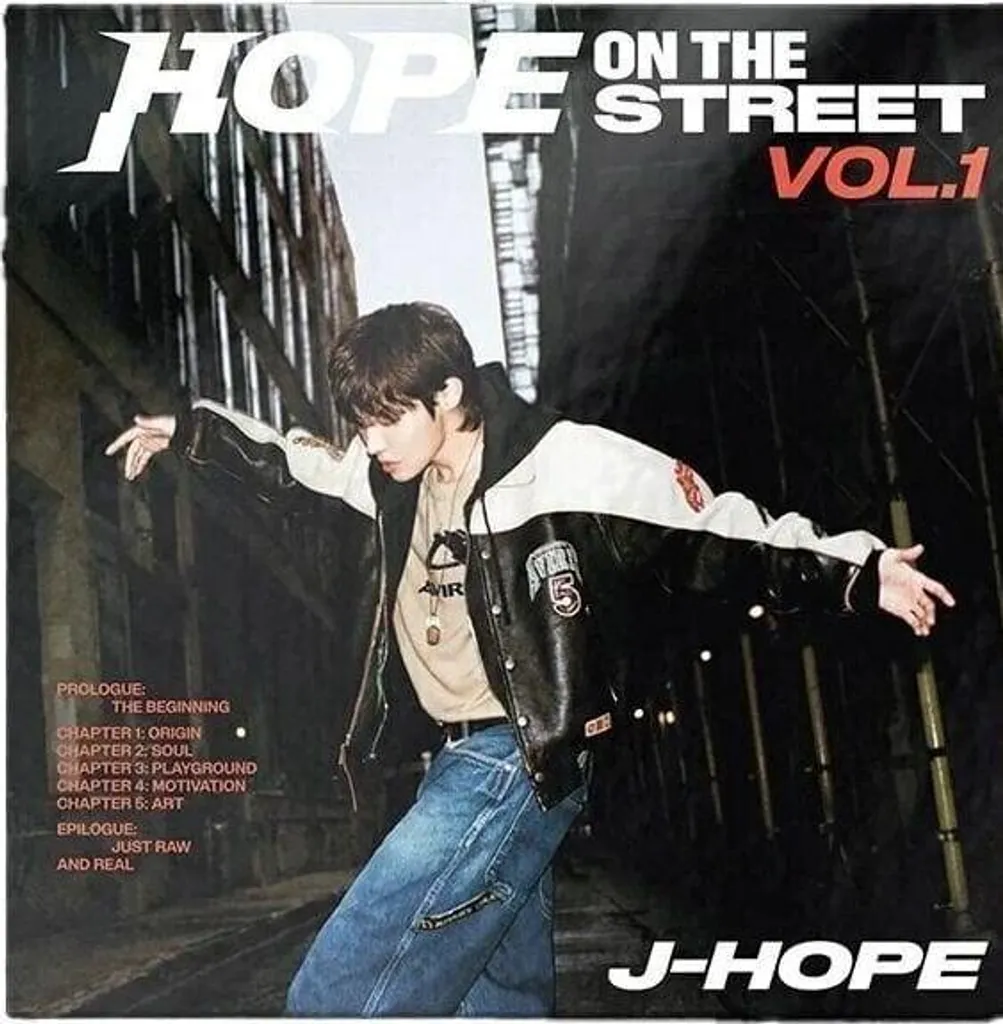 j-hope Hope On The Street Vol.1 LP Vinyle Orange Édition Limitée BTS
