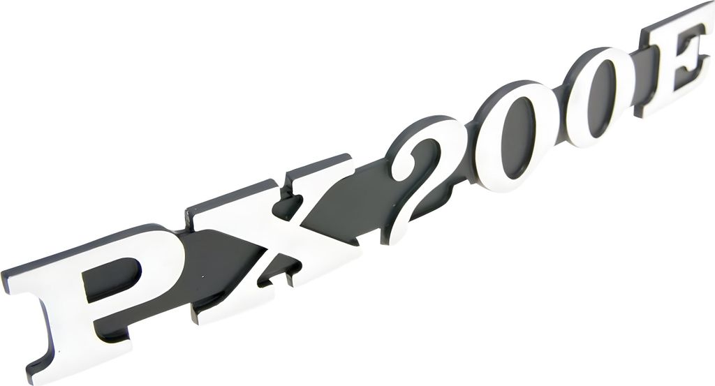CIF Schild / Schriftzug "PX200E" kompatibel mit Vespa PX 200 E