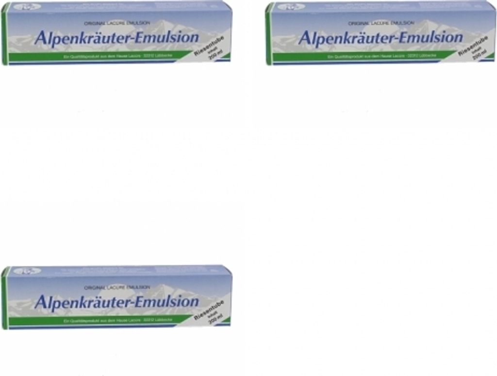 3 x Alpenkräuter-Emulsion 200ml