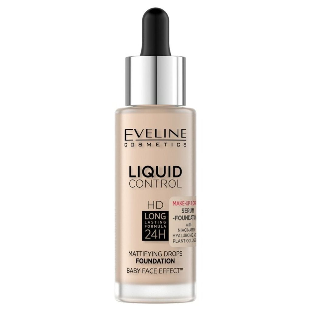 Eveline Liquid Control HD Face Primer mit Tropfer Nr. 002