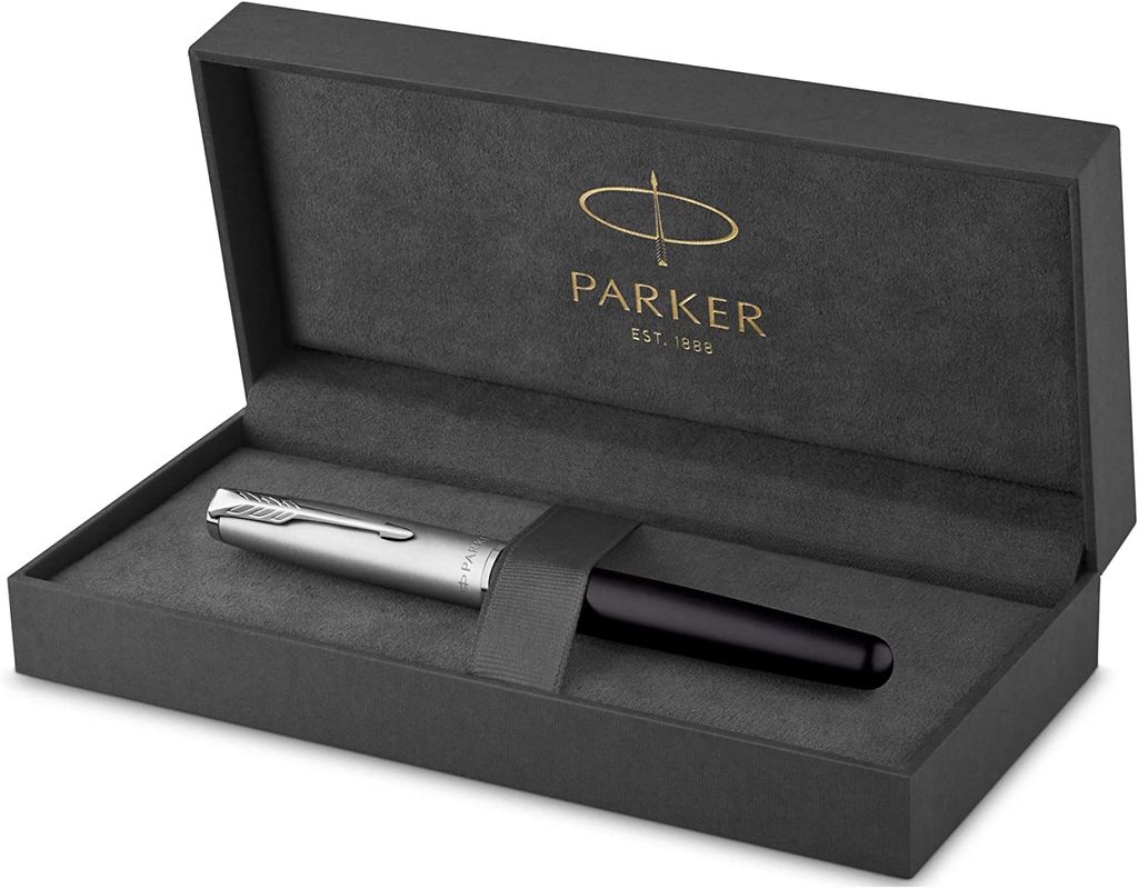 Parker 2146865 Füllfederhalter Kartuschenfüllsystem Schwarz, Silber 1 Stück(e)