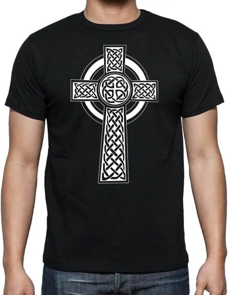 Herren Grafik T-Shirt Kreis Tribal Tattoo – Circle Tribal Tattoo – Öko-Verantwortlich Vintage Jahrgang Kurzarm Lustige Druck Geburtstag Gesche...