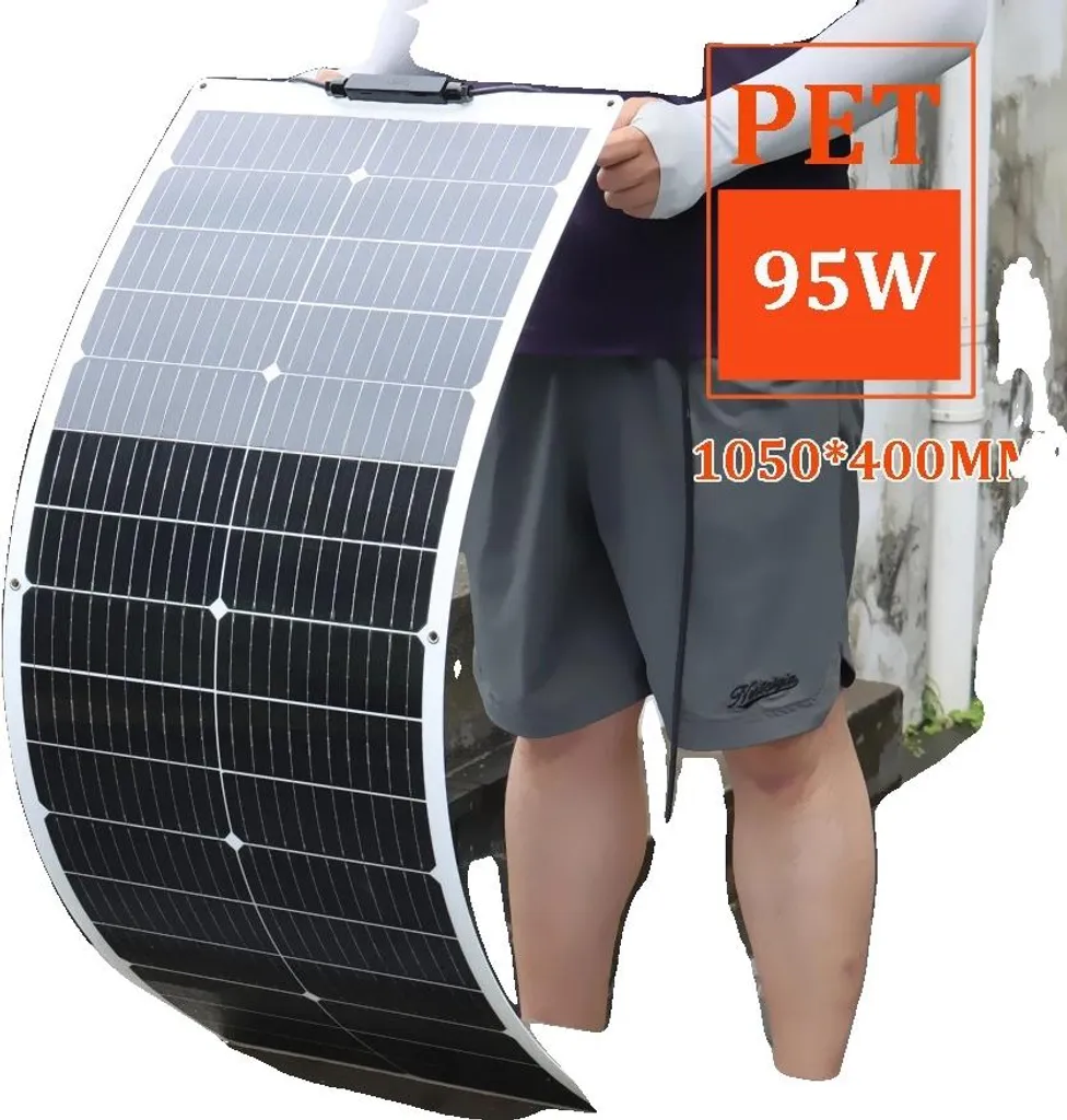 Mini Pannello Solare 9W PET Bianco - Flessibile e Portatile per Viaggi