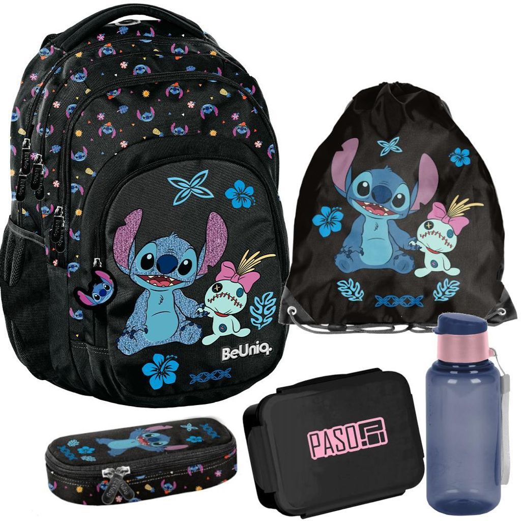 Set zaino scolastico BeUniq da 5 pezzi STITCH per ragazzi, Immagine del prodotto 
