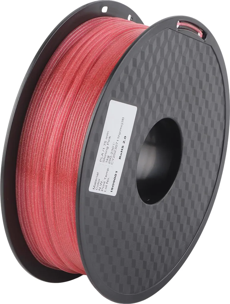Consommable Impression 3D Filament PLA Rose Pailleté Haute Qualité - 4