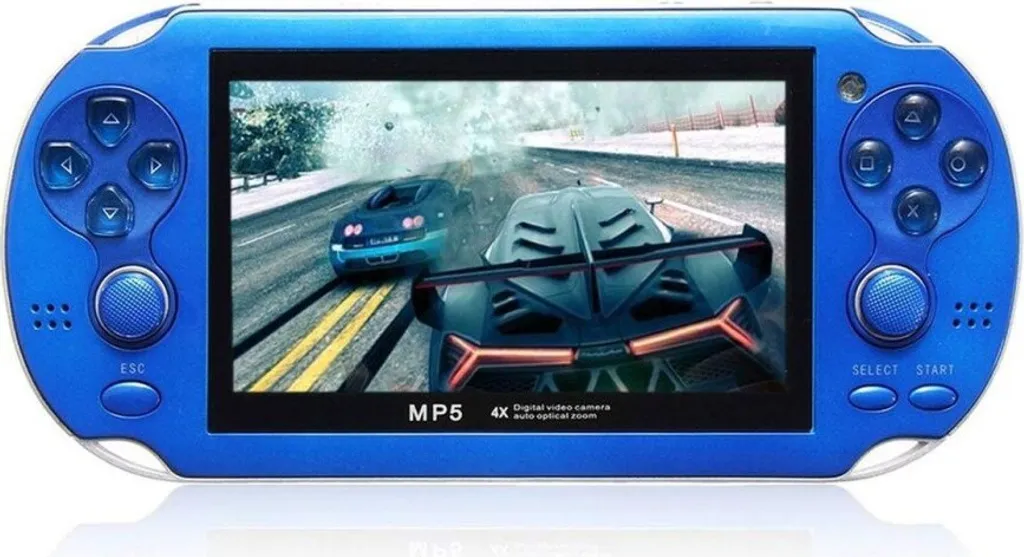 Console Giochi Palm Machine MP5 4.3 Pollici 8GB Blu - Emulatore Retrò