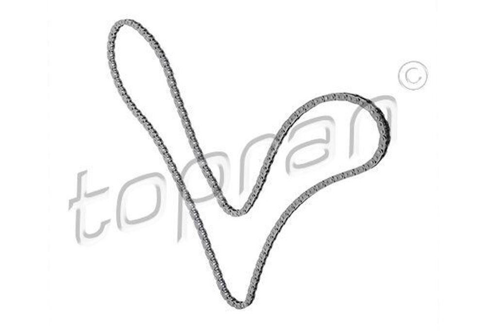 TOPRAN Steuerkette Motor-Steuerkette 117 891 mitte für VW Touareg (7P5, 7P6)