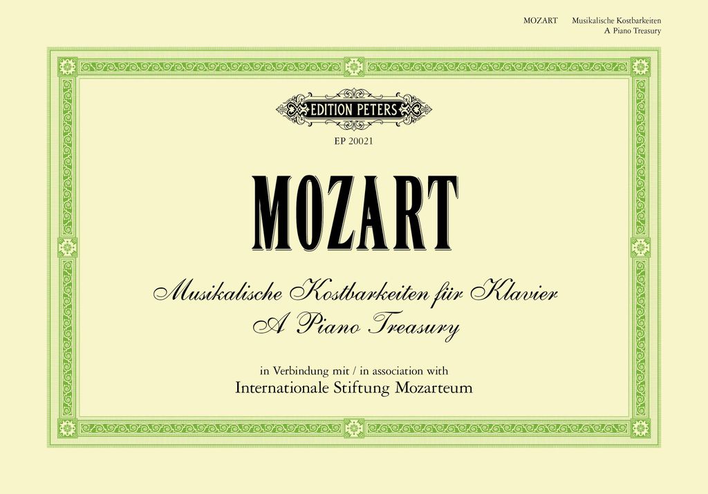 Musikalische Kostbarkeiten für Klavier