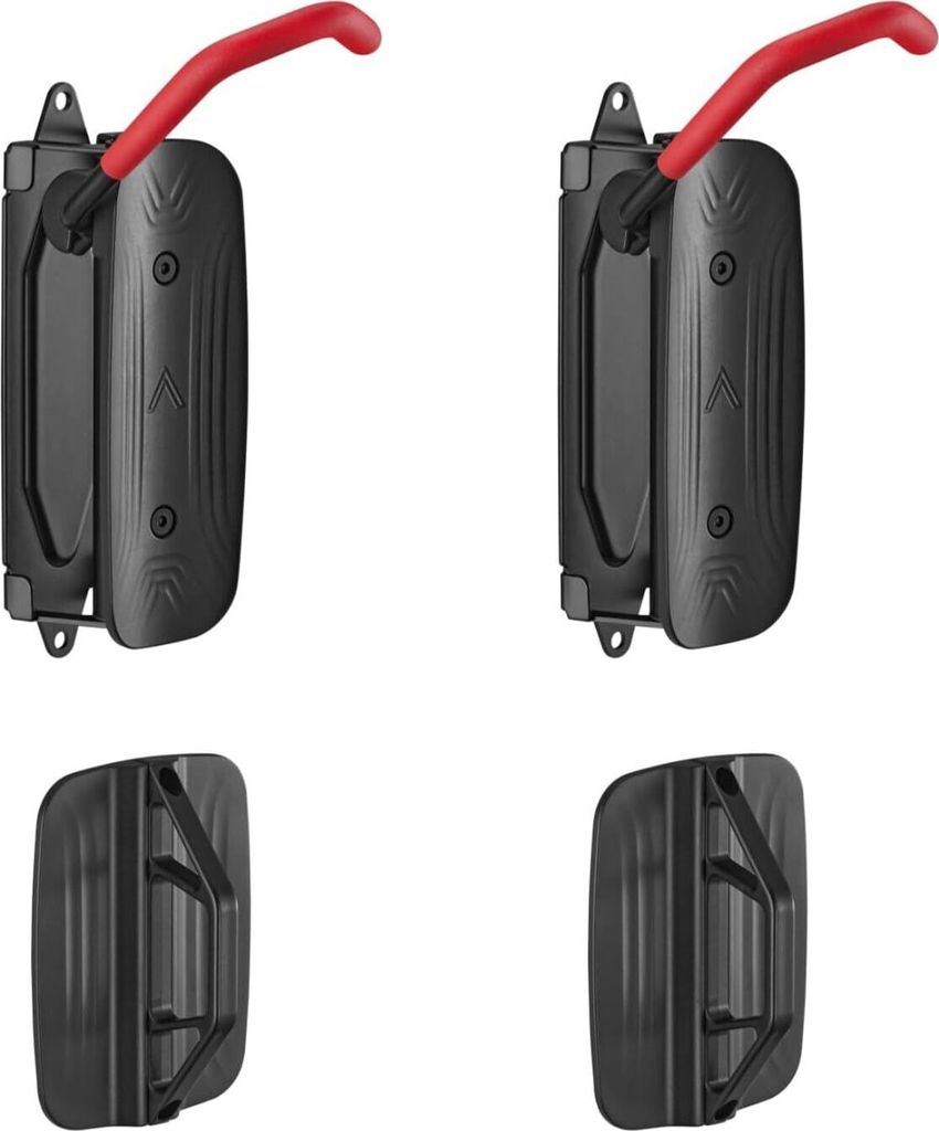 HOKO-Velo 30 2er set Fahrrad Aufhängung für die Wand mit Hinterrad Halterung. Seitlich schwenkbar für eine platzsparende Aufbewahrung des Fahrrads