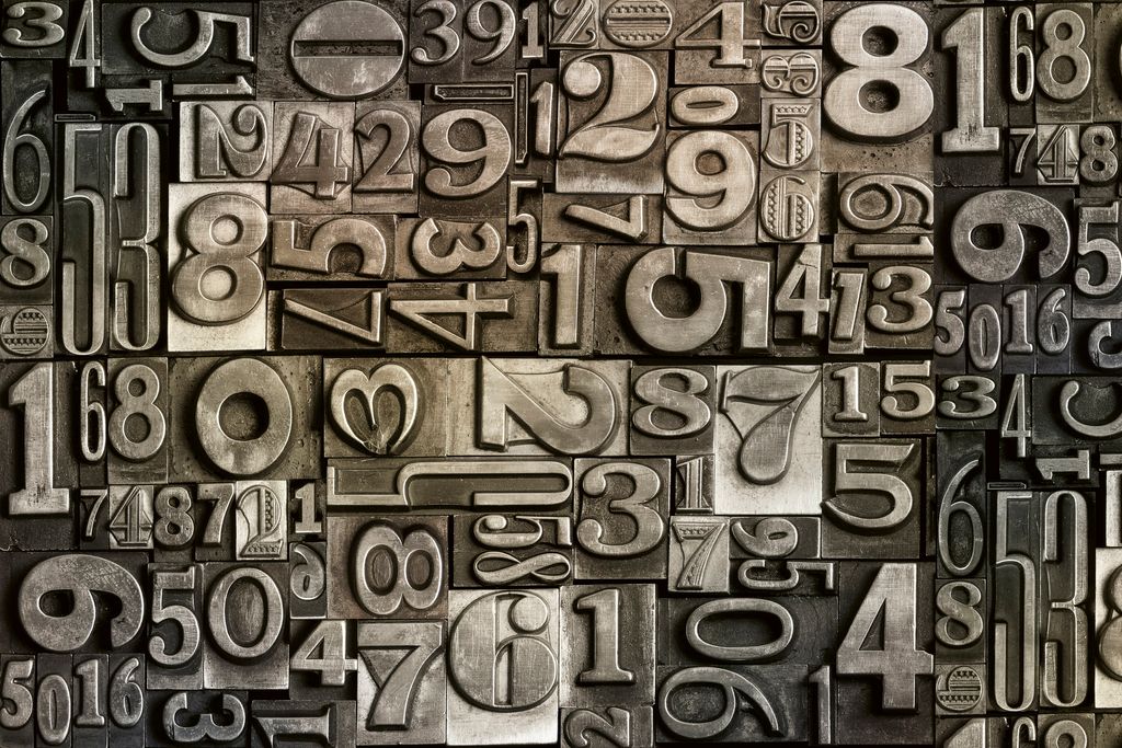 Fototapete - Typeset 375x250cm - Vliestapete