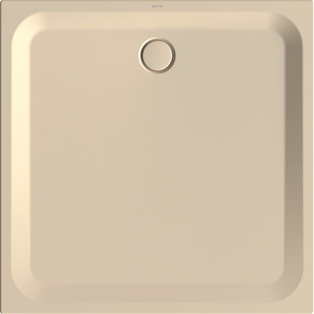 BetteUltra Rechteck-Duschwanne mit Minimum-Wannenträger und BetteAntirutsch Pro, 1200x1200x35mm, 8720-006AE,T1