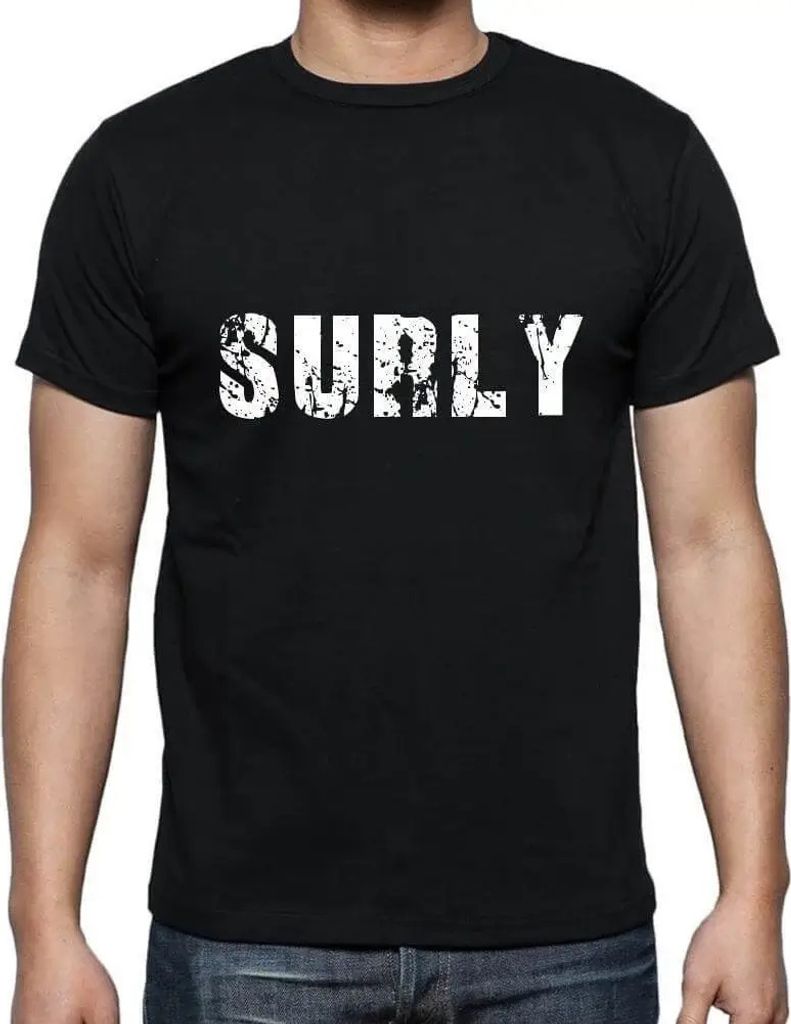 Herren Grafik T-Shirt Surly Öko-Verantwortlich Vintage Jahrgang Kurzarm Lustige Druck Geburtstag Geschenk Mann
