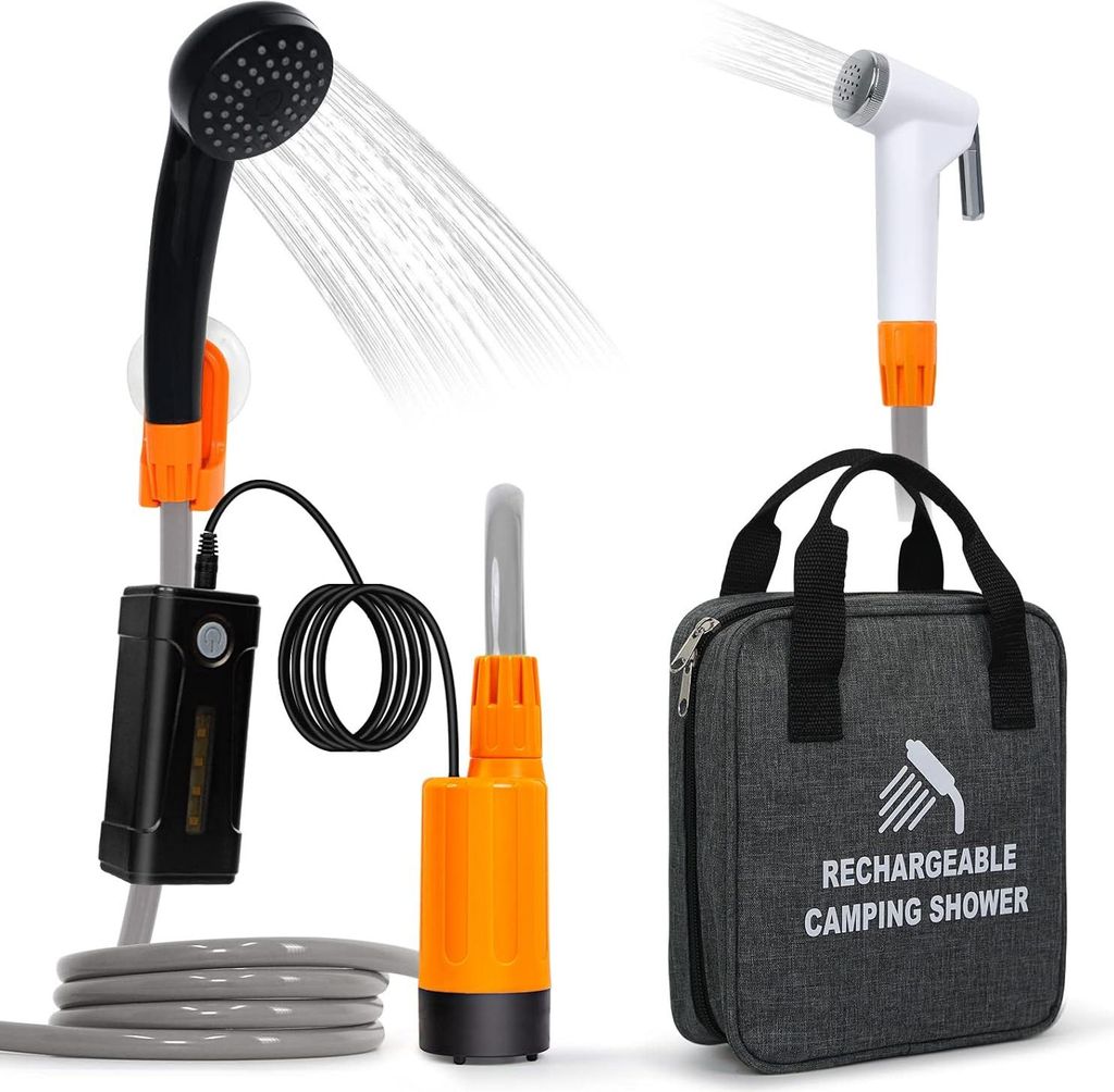 Bautendouche - Campingdusche - Camping Dusche - Camping Dusche mit Duschkopf - Mobile Dusche - Tragbare Dusche - Campingduschen - Bautenduschen - A...