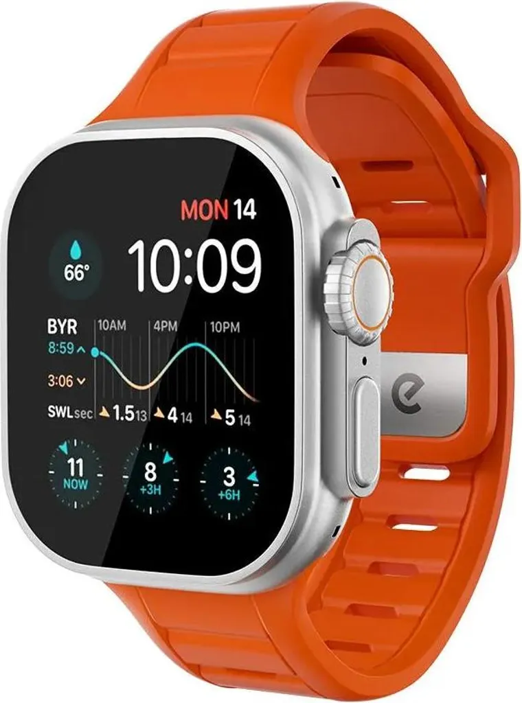 Bracelet Étanchéité Totale FKM pour Apple Watch 45mm et Ultra 49mm