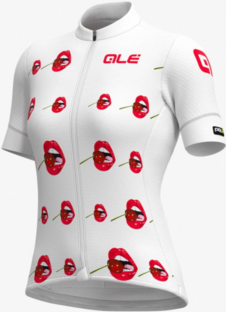 Alé Kurzarm Fahrradtrikot - SMILE LADY - Weiß 2XL