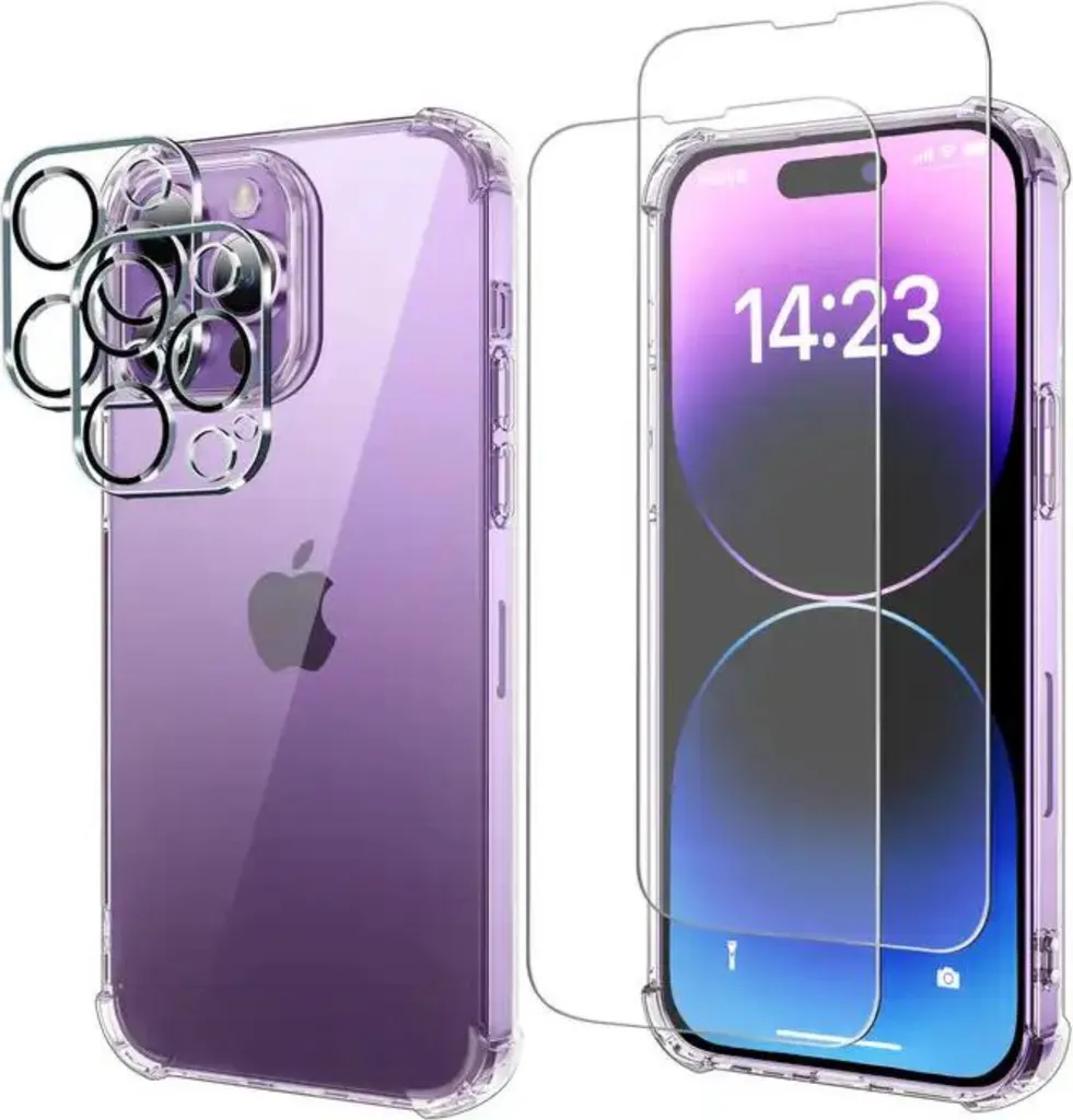 LIUKM Cover per iPhone 14 Adsorbimento Magnetico Custodia 360 Gradi Protezione C