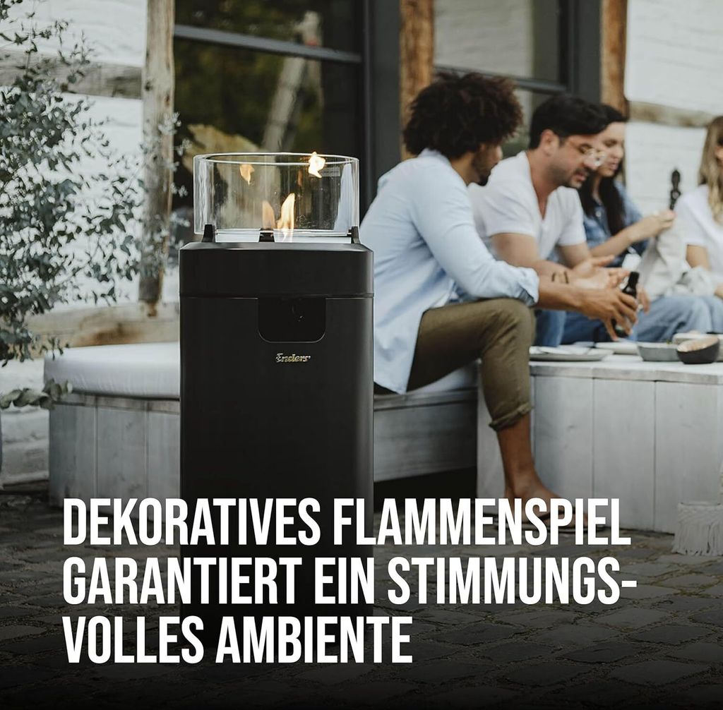 Enders Feuerstelle NOVA LED M Edelstahl schwarz Produktbild 15