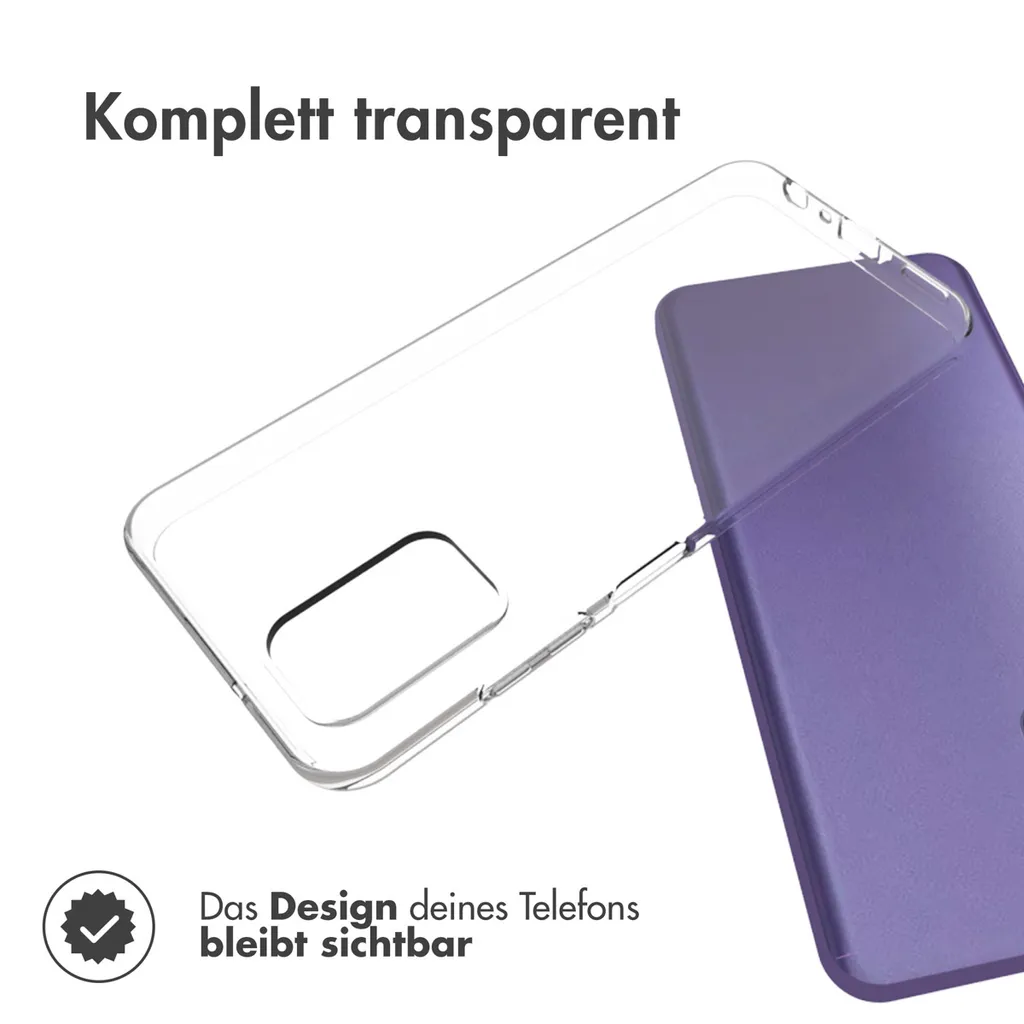 Custodia Nokia G42 Accezz TPU Trasparente - Cover Sottile Silicone - 2