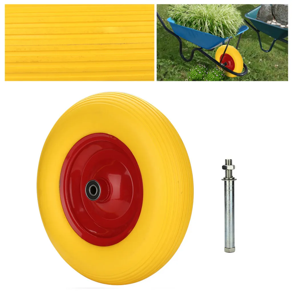 EINFEBEN ruota di ricambio carriola accessori carriola carriola gomma piena pneumatici aria giardino carriola carriola 4,80 4,00-8