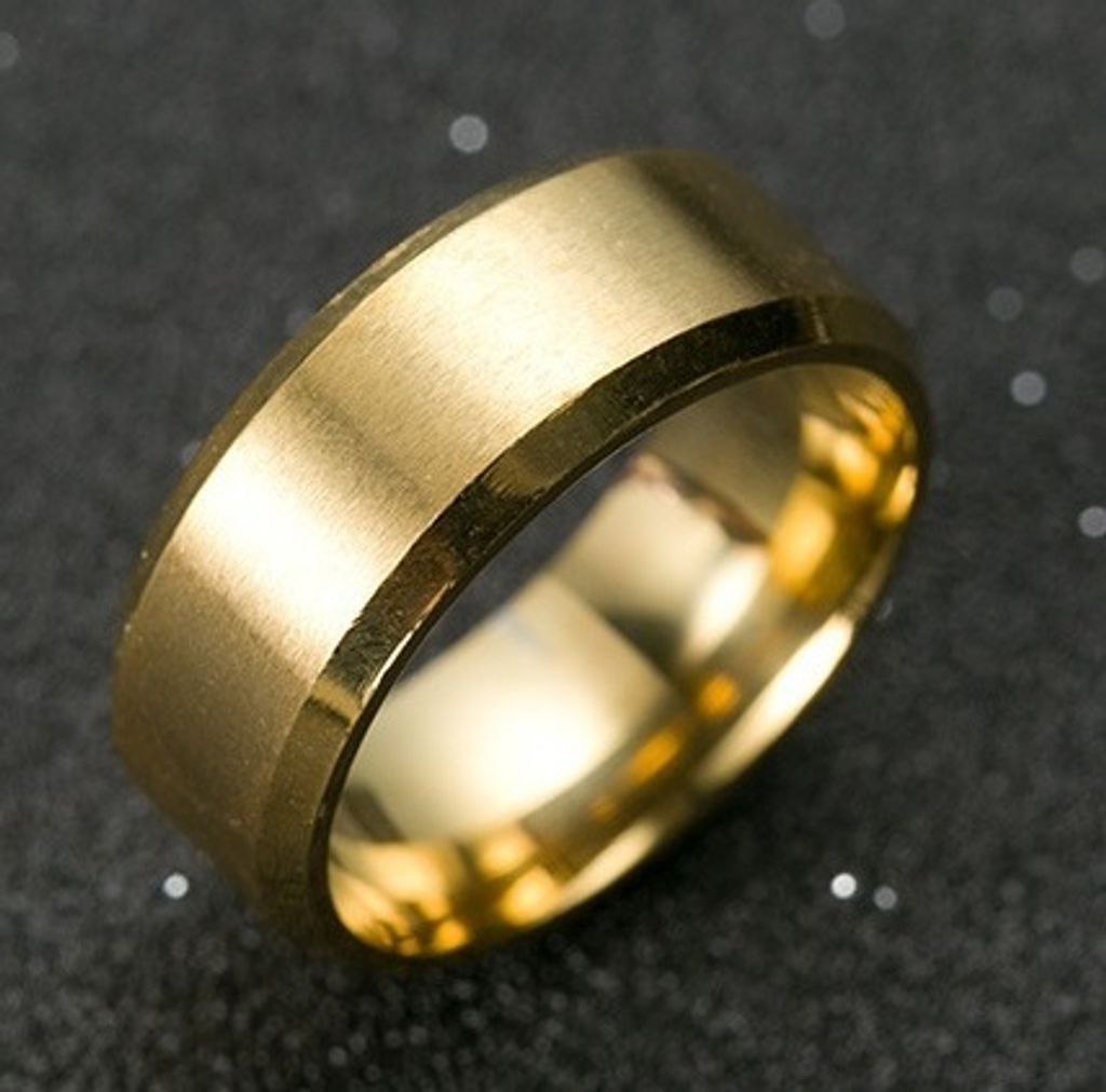 Eleganter Manlike Ring für Herren - Golden, 69mm | & Stilvoll KP2501