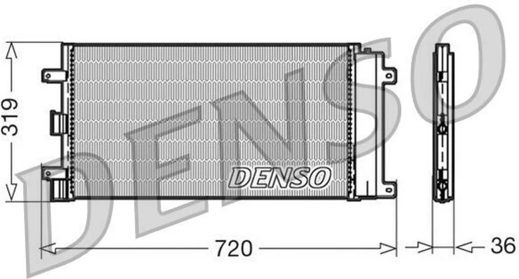 Condenseur Clim DENSO avec Sécheur Doblo OE 46417426 - Pièce Neuve
