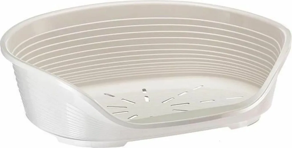 Panier Chien Anti-Glisse et Aéré Ferplast Siesta Deluxe 2 Blanc 49 cm