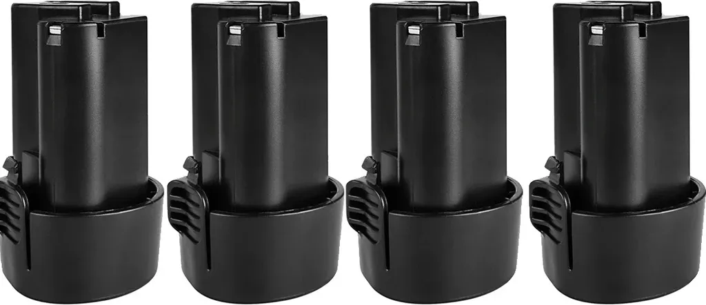 Batteria 10.8V 3.5Ah Kit 4 Pezzi per Elettroutensili Makita e Bosch