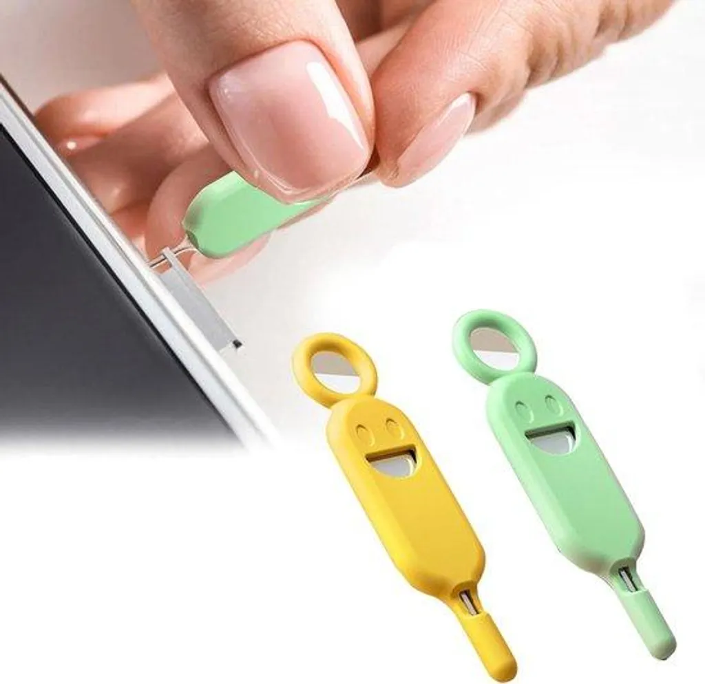 Outil pour retirer les supports de carte SIM - Lot de 2 clés en acier