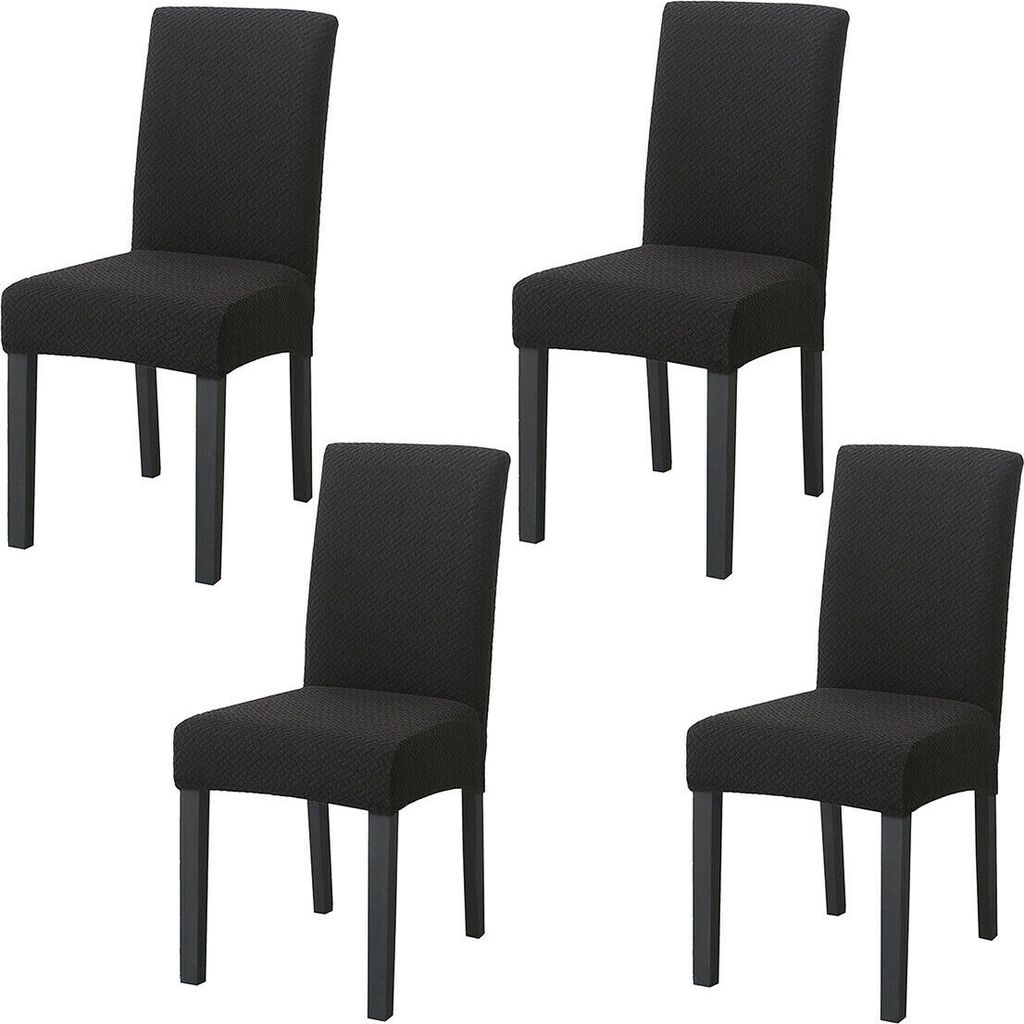 4er/Set Stuhlhussen Stretch Universal Esszimmerstühle Elastischer Stuhlbezug, Stuhlhussen Abnehmbarer Moderne Beschützer Schutzhülle für Husse ...