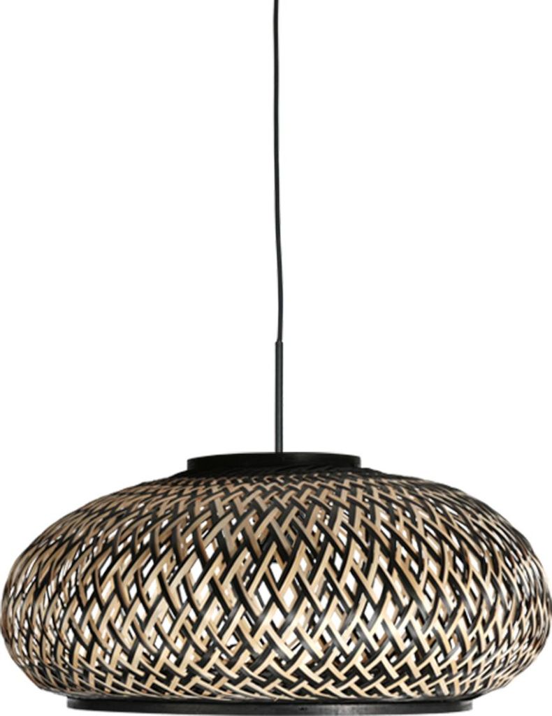 Hängeleuchte - natürlich - Sparkled Light - bambus metall - Produktbild 