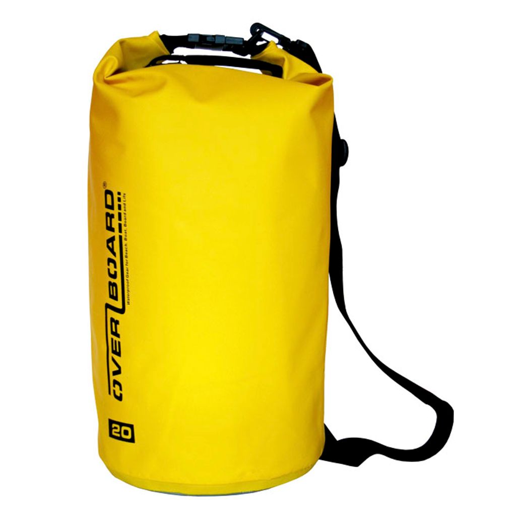 Overboard, Packsack, wasserdichter Packsack 20 Liter Gelb,