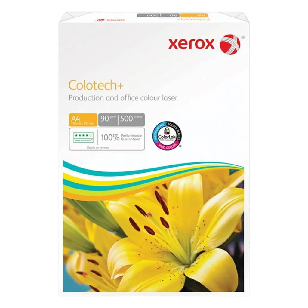Papier Xerox Colotech+ A4 90g très lisse 500 feuilles pour impression