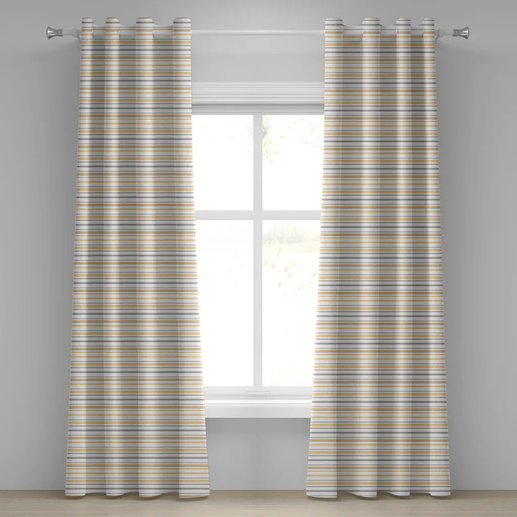 Tende Arredamento ABAKUHAUS 280x225 cm Pattern Geometrico Blu