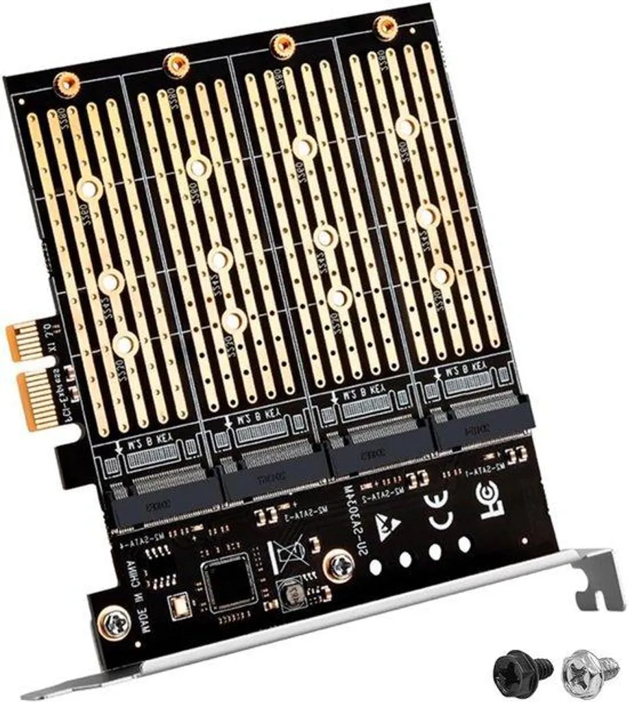 Carte adaptateur NVMe M.2 pour résoudre les lenteurs de PC