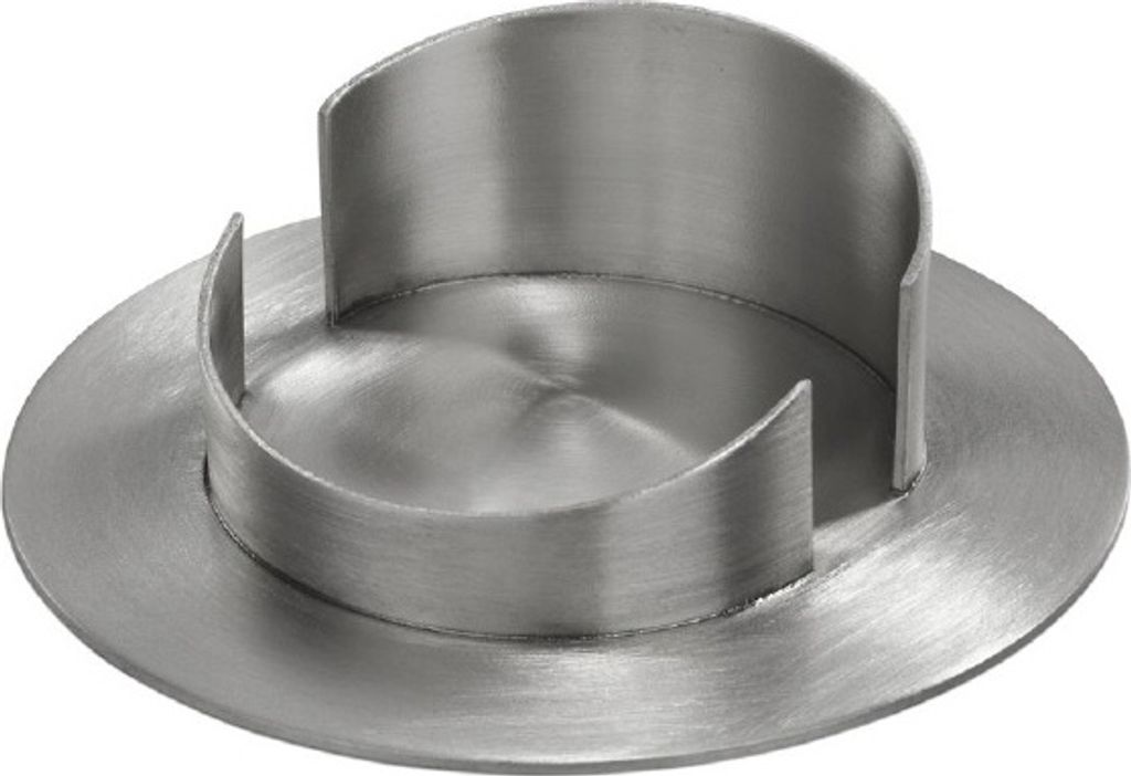 Kerzenleuchter silberfarben für Kerzen Ø 70 mm für Produktbild 