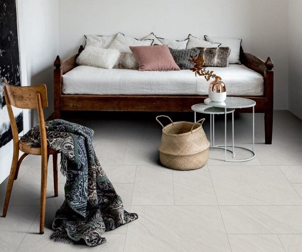 CASA39 Fliesen Steinoptik Weiss 30x60 cm Marazzi Mystone Lavagna