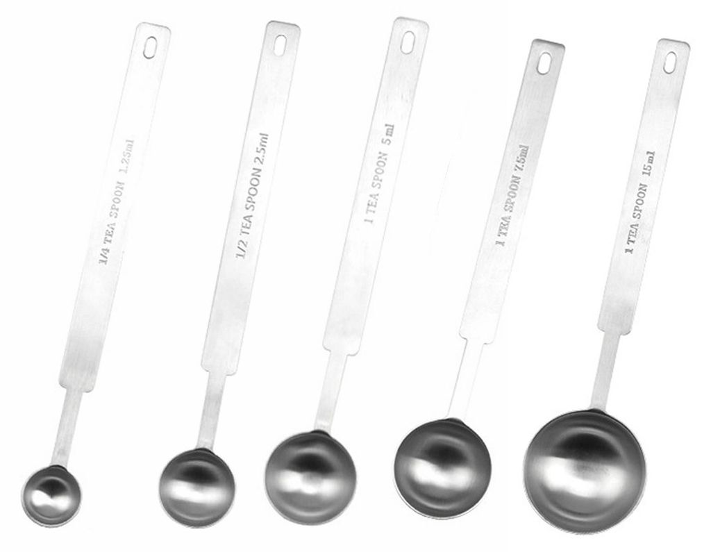 Stück/1 Set Kaffeebohnenlöffel Doppelskaleneinheiten Korrosionsbeständiger Edelstahl Milchpulverlöffel