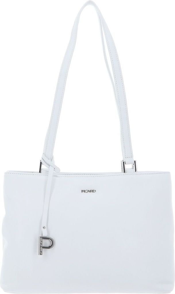 PICARD Schultertasche Really Shopper White Lily weiß