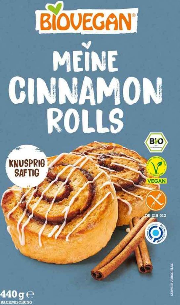 Biovegan Meine Cinnamon Rolls Backmischung  440g Produktbild 