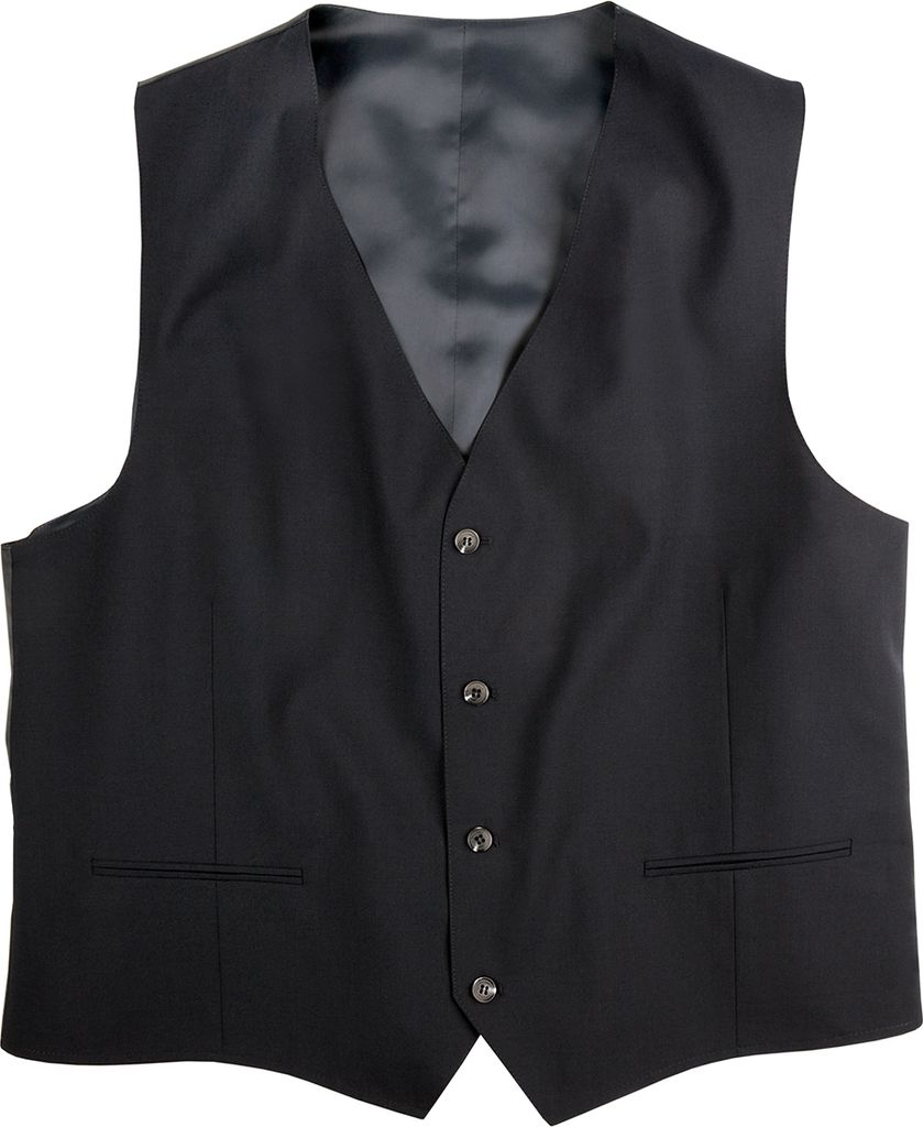 Weis Stretch-Anzugweste schwarz Übergröße Spencer