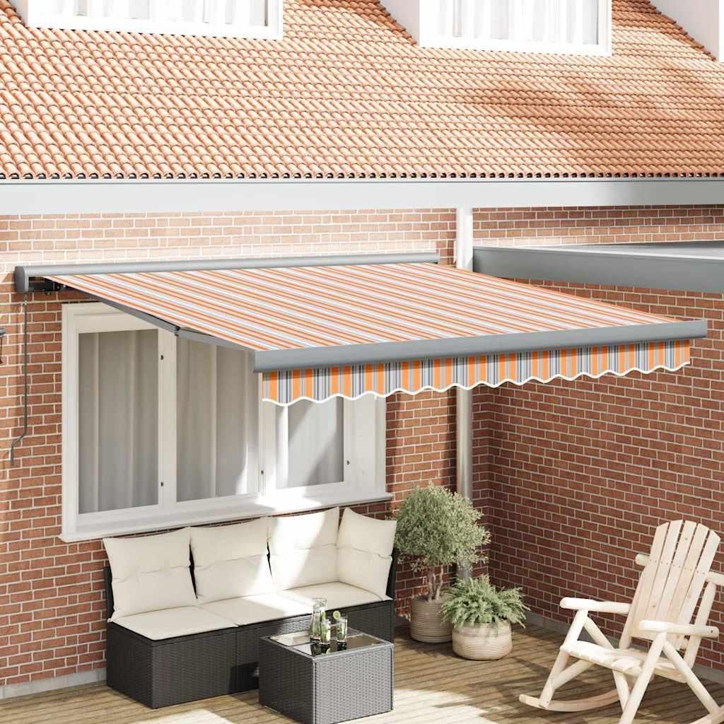 Best Möbel Einziehbare Markise Mehrfarbig 300 x 250 cm Stoff und Metall - Markisen CL1547071 4parcel